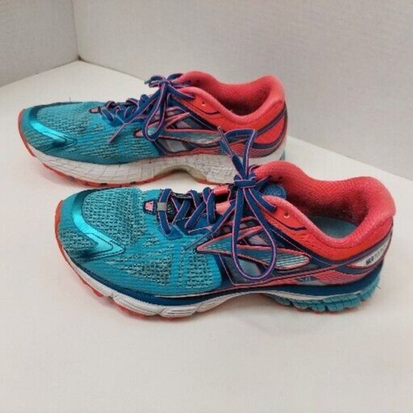 Brooks Womens Ravenna 6 1201821B497 Blue Coral Running Shoes Lace Up Size 9 - Picture 10 of 11